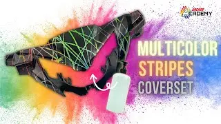Multicolor Stripes COVERSET | Spray Paint | Cat Semburan &diams;️ DPI Anchor Academy