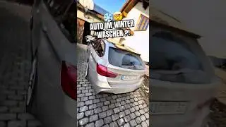 anzeige - Auto waschen im Winter ?! 😳👀 So macht ihr es euch einfach.