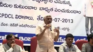 CPDCL(TEEA) donations for Telangana martyrs' families 14