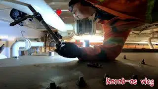 Paglilinis ng sewage indicator sensor #buhaycanada #buhayofw #mandaragat #seaman 