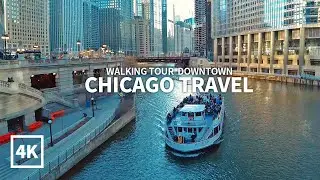 CHICAGO TRAVEL - WALKING TOUR(11) Downtown Michigan Ave, Magnificent Miles, State Street & West Loop