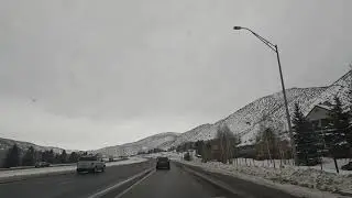 [4K] A Scenic Drive to Vail (EGE) Airport from Beaver Creek - 1/5/2022