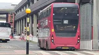 Here is the 482 bus in Heathrow Terminal 4 Sunday 21 December 2025
