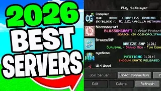 Топ-10 ЛУЧШИХ серверов для Minecraft 2026! - Java и Bedrock