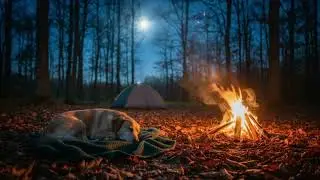 Moon Light Camping with your Best Friend