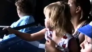 Alex and Lauren and the Jaws ride at Universal Florida 1994