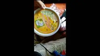 Droplights using jute rope ang ice cream can