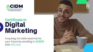 The Certificate in Digital Marketing in Sri Lanka | ACIDM