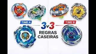 3 vs 3 com Regras Alternativas em Beyblade X #beyblade #beybladex