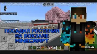 РОМАН ПРО 2021 Я ПОСАДИЛ РОСТЕНИЯ НА ВОКЗАЛЕ MINECRAFT 