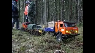 RC Expedition. Offroad. 1 часть. КамАЗ-4911 &laquo;Extreme&raquo;, Урал 4320 6х6 и КамАЗ 8х8