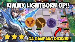 MAGIC CHESS COMBO 6 LIGHTBORN 6 GUNNER 4 WYRMSLAYER WARRIOR , HYPER KIMMY OP!