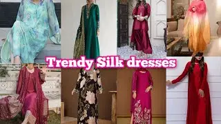 60+Silk Dress Designing Ideas || Raw Silk Dress Design || Katan Silk Dress Design @vanitypoin431