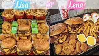 🌸 LISA OR LENA/FOOD #1🍕🍔 🍜 🌸