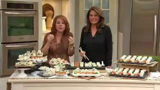Sushi Matsu 64 pc. Party Pack Gourmet Sushi Sampler with Jill Bauer