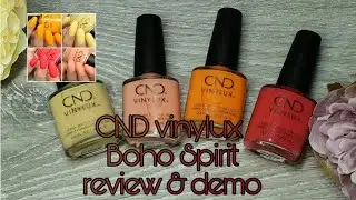 CND Vinylux 2018 Boho Spirit Nail Polish Collection swatches & review