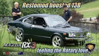 MAZDA RX3 (1972) SAVANNA // Насколько же интересен этот рестомод 13B турбо роторный?
