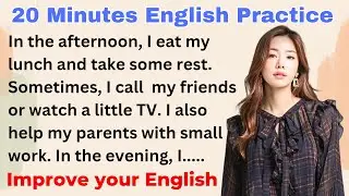 20 Minutes English Speaking Practice | Improve your English | Level 1 | Shadowing Method