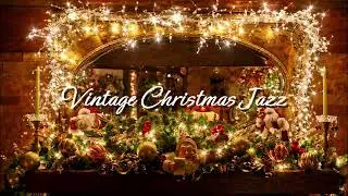 [2H continuous listening] Soft Vintage Christmas Jazz ☕ Cozy Holiday Cafe Music