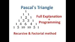 Pascal Triangle Pattern - Hindi