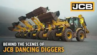 Behind the scenes of the JCB Dancing Diggers