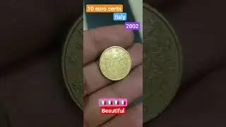 10 Euro Cents 2002 Italy #ytshorts #coins #rarecoins