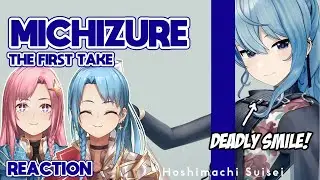 [Reaction] THE FIRST TAKE  Hoshimachi Suisei - Michizure (Yuki & Yuna |Twin Vtubers)