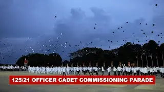 125/21 Officer Cadet Commissioning Parade