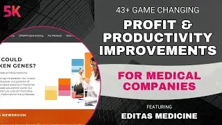 AI Strategies to Boost Profit & Productivity for Medical Companies | Featuring Editas Medicine