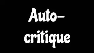 Consid&eacute;rations sur le haiku - Ep.04 - L'auto-critique