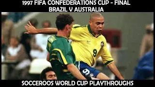 FIFA World Cup playthrough - 1997 FIFA Confederations Cup Final - Brazil v Australia