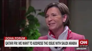 HE Deputy Prime Minister and Minister of Foreign Affairs with Becky Anderson at CNN Connect