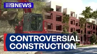 Major boost for public housing met with protest upon announcement | 9 News Australia