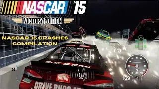 NASCAR '15 Crashes Compilation