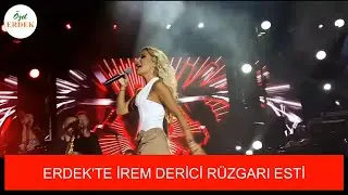 ERDEK'TE İREM DERİCİ RÜZGARI ESTİ