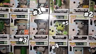 Top 5 Favorite Rick Funko Pops (Rick And Morty)