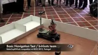 Basic Navigation Test - RoboCup@Work (IROS'12)
