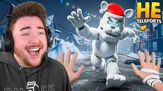 FAST FREDBEAR but its the new CHRISTMAS UPDATE... (he teleports)