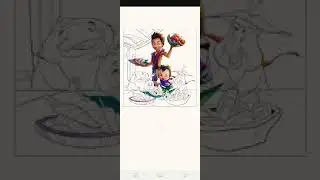 Lets Color Raya's Friends 😍. #rayathelastdragon #coloring#trending