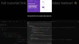 How to Build a Responsive Auth System UI with HTML/CSS/JS | Full Tutorial