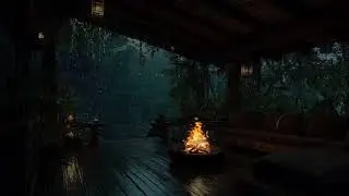 Natural Rain and Thunder ASMR | Soft Rain and Thunder for Deep Sleep and Calm Rest