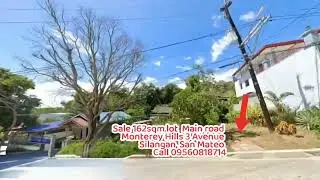 Sale 162sqm.lot Overlooking View Monterey Hills 3 Silangan San Mateo 
