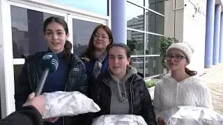 Jewish community brings festive cheer to those working through New Year's Eve