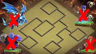 New Best Th9 War Base Layout 2019 | Tested in CWL | Defense against Th10 Attack | Clash of Clans