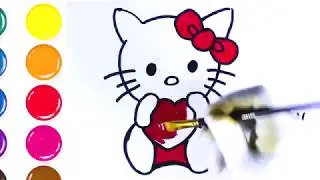How to Draw Hello Kitty / Как нарисовать Хелло Китти/ C&oacute;mo dibujar Hello Kitty