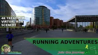 Berlin Pre-Marathon Shake-Out Virtual Run | Base Training | 4K Germany Treadmill Scenery [309]