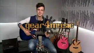 Deluxe Roundback Electro Acoustic Guitar by Gear4music