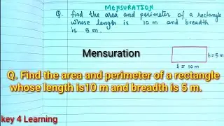 Find the area and Perimeter of a rectangle if its length is |Area and perimeter | competitive maths