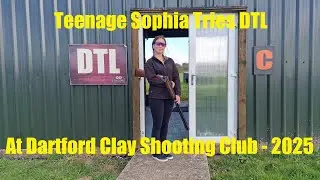 Sophia Tries DTL For The First Time at Dartford Clay Shooting Club