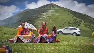 My root guru Kyabje pema norbu yanshi & H.H karma kuchen rinpoche